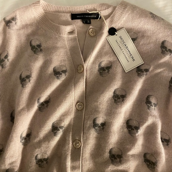Skull Cashmere Cardigan - Picture 4 of 7